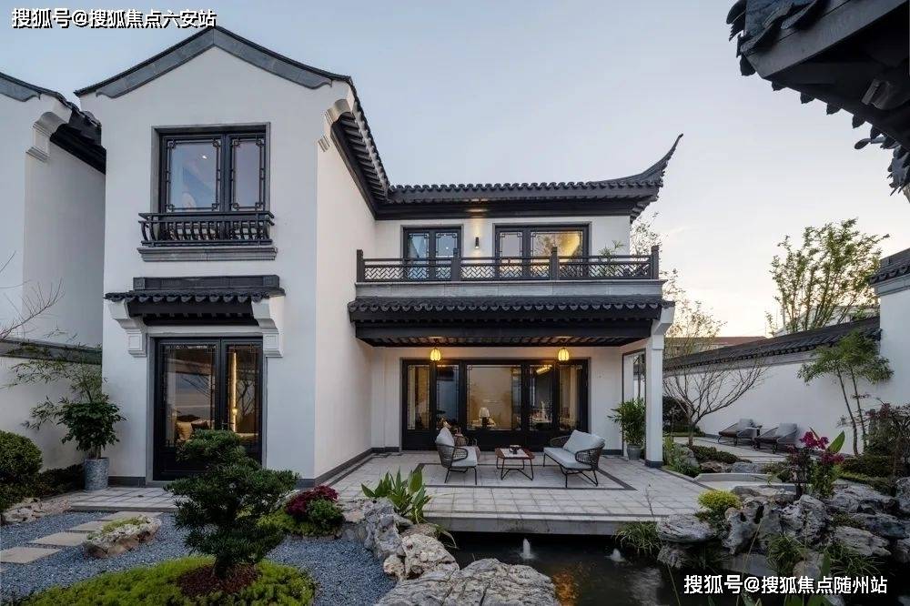 蓝城春风江南｜五泄4A景区旁合院136-144㎡花园院落一线江景+四重园林政府补